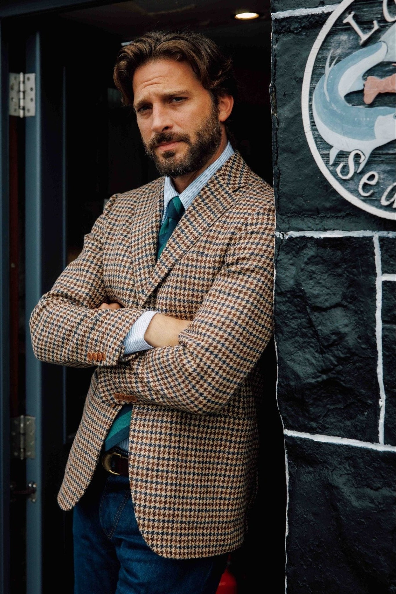 Navy Gun Club Tweed Jacket | Campbell's of Beauly