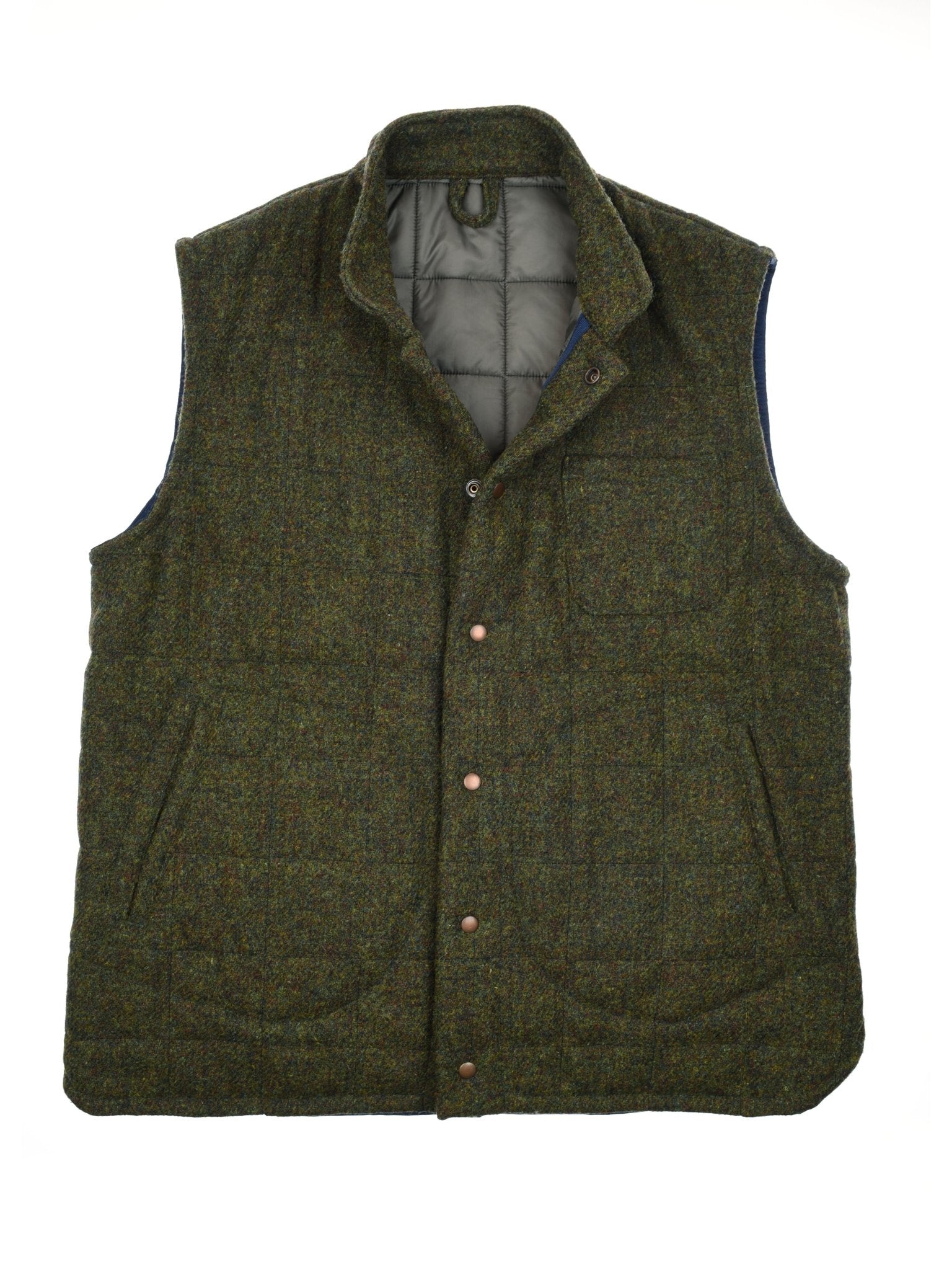 Harris Tweed Quilted Gilet