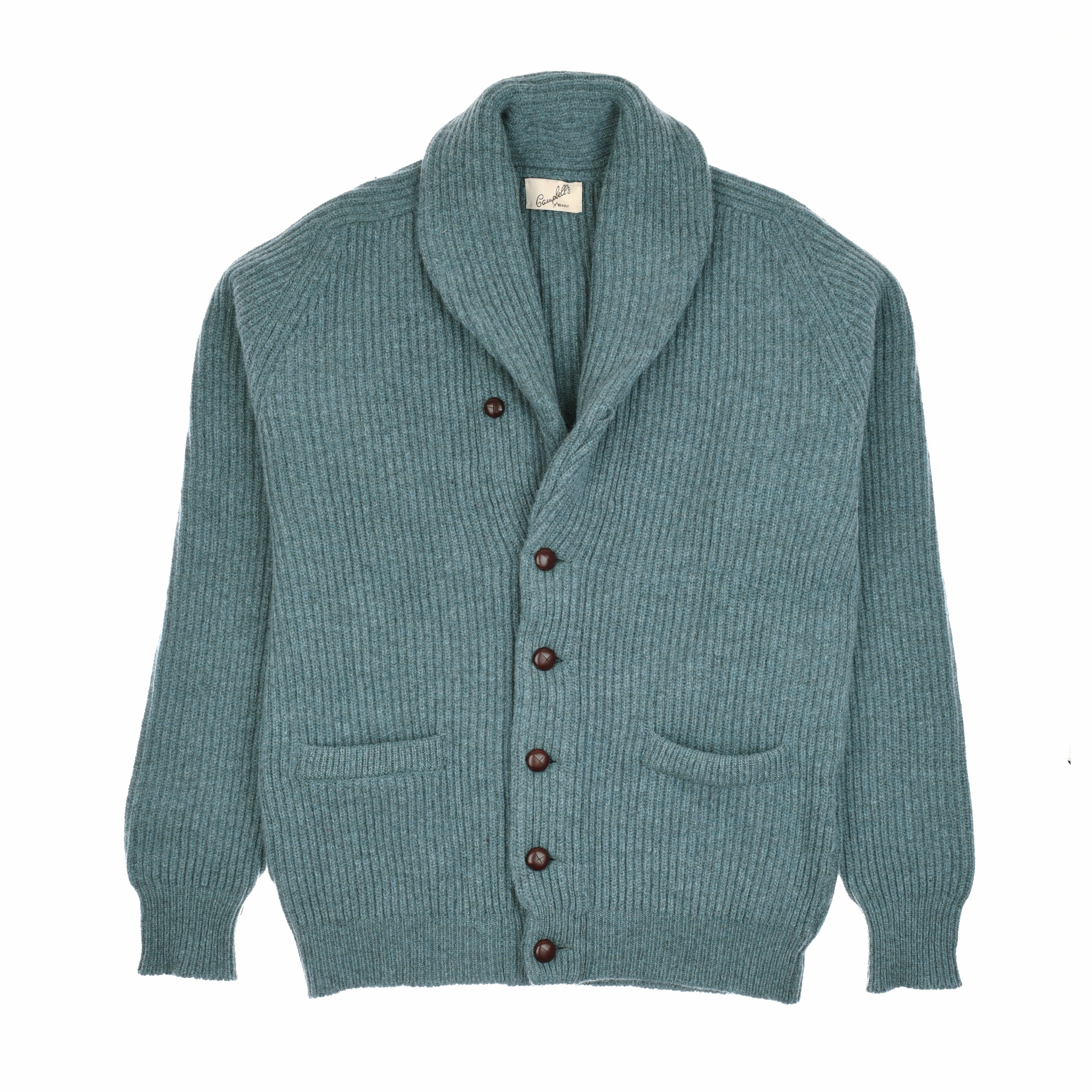 Cashmere Shawl Neck Collar Cardigan