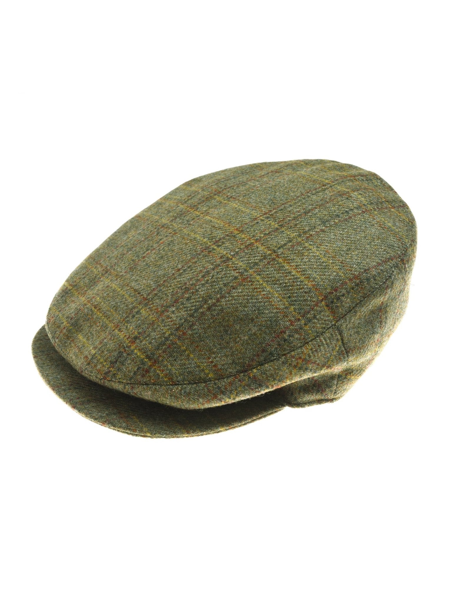 The Unisex Beauly Cap by Campbell's of Beauly, in color 2831 4672 B2, features a classic rounded shape, short curved brim, and subtle check pattern—a timeless choice for traditional British headwear.