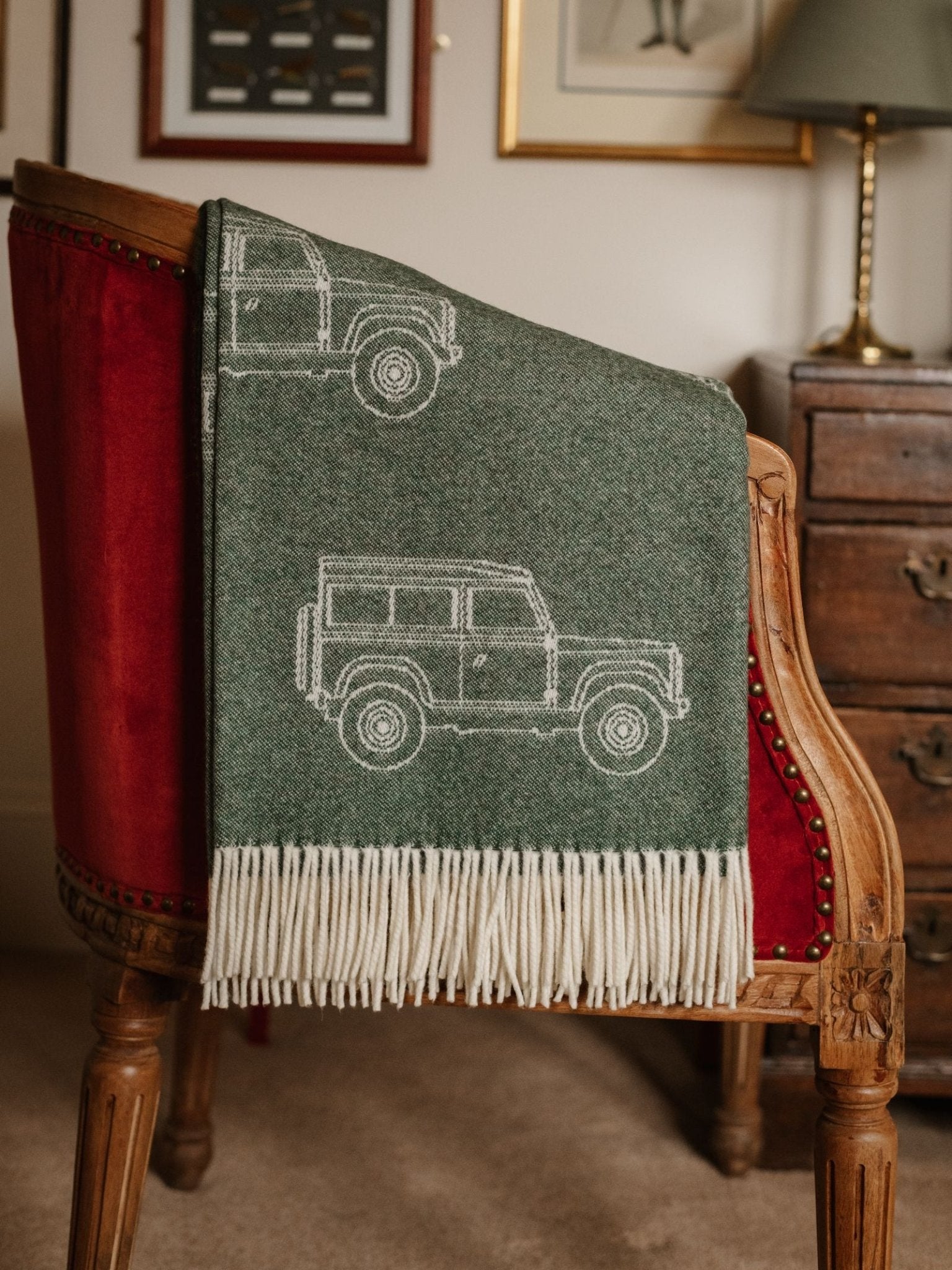 Land Rover Defender Jacquard Throw | Campbell's of Beauly