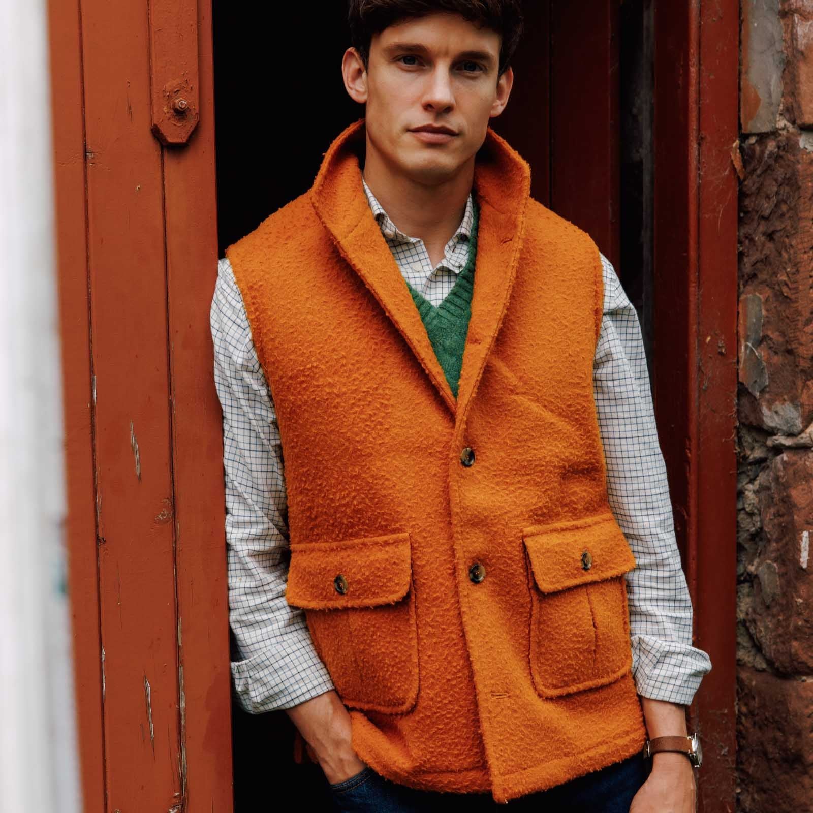 Cashmere Gun Club Quilted Gilet | Campbell's of Beauly