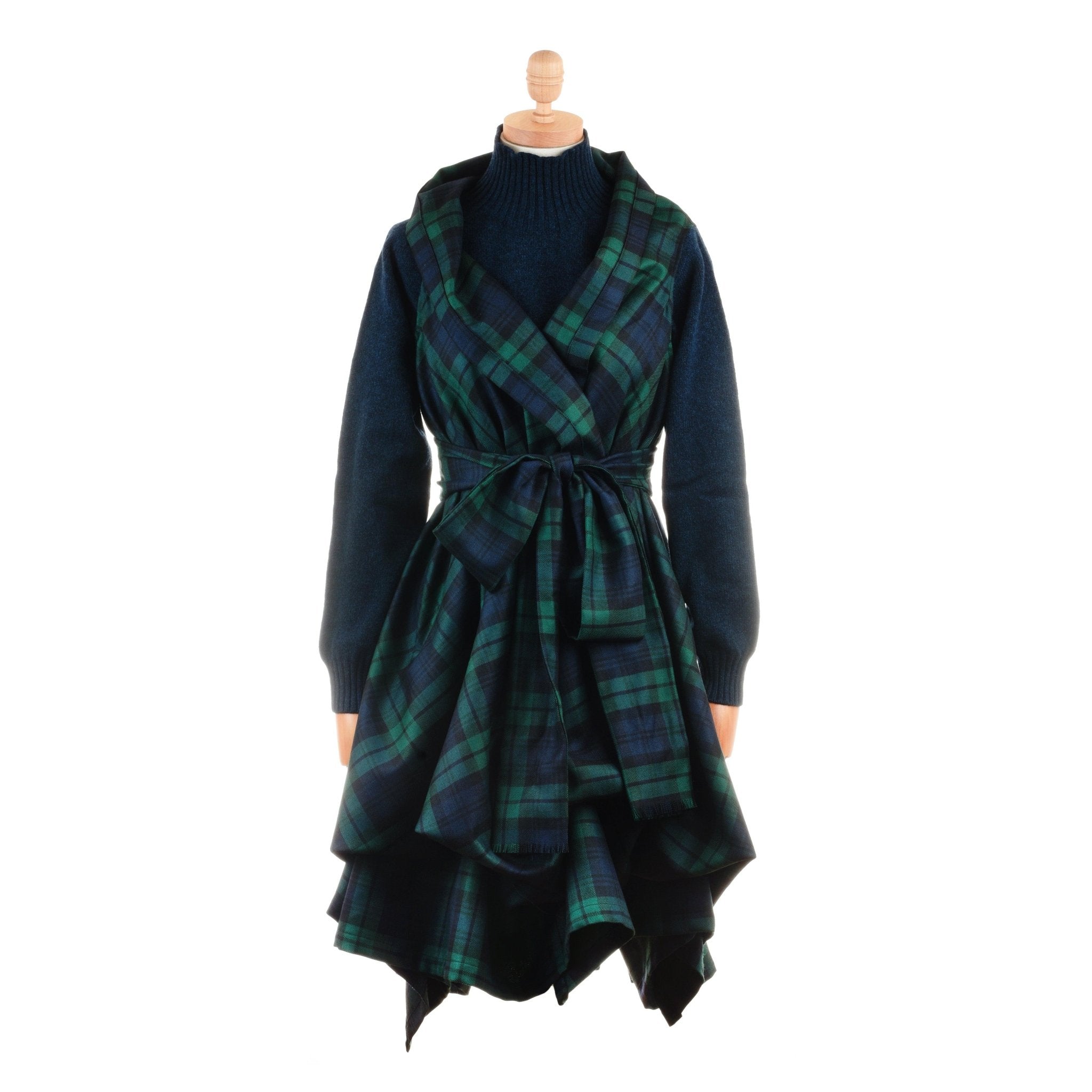 Reversible Wool Wrap Dress | Campbell's of Beauly Fraser Red Weathered / One Size Reversible Wool Wrap Dress | Campbell's of Beauly Fraser Red Weathered / One Size