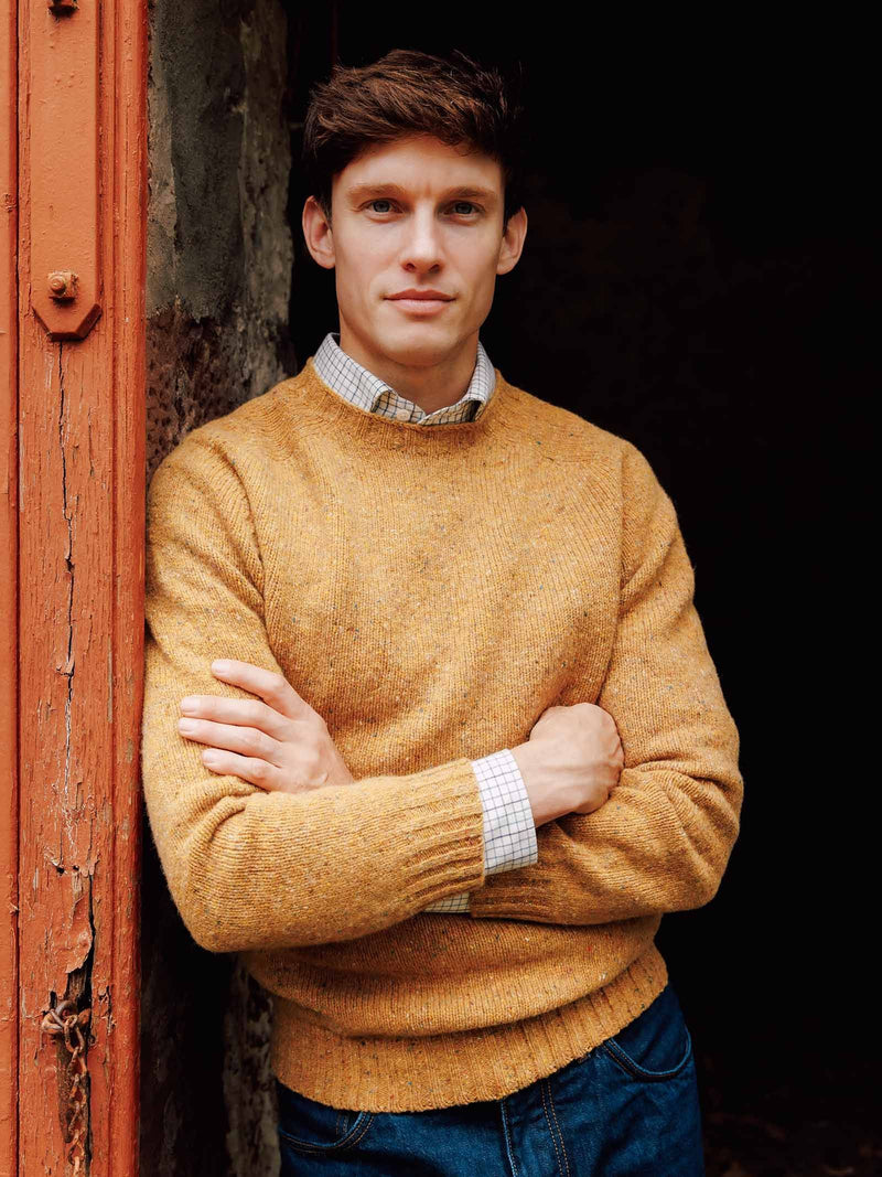 Donegal Lambswool Crew Neck Jumper