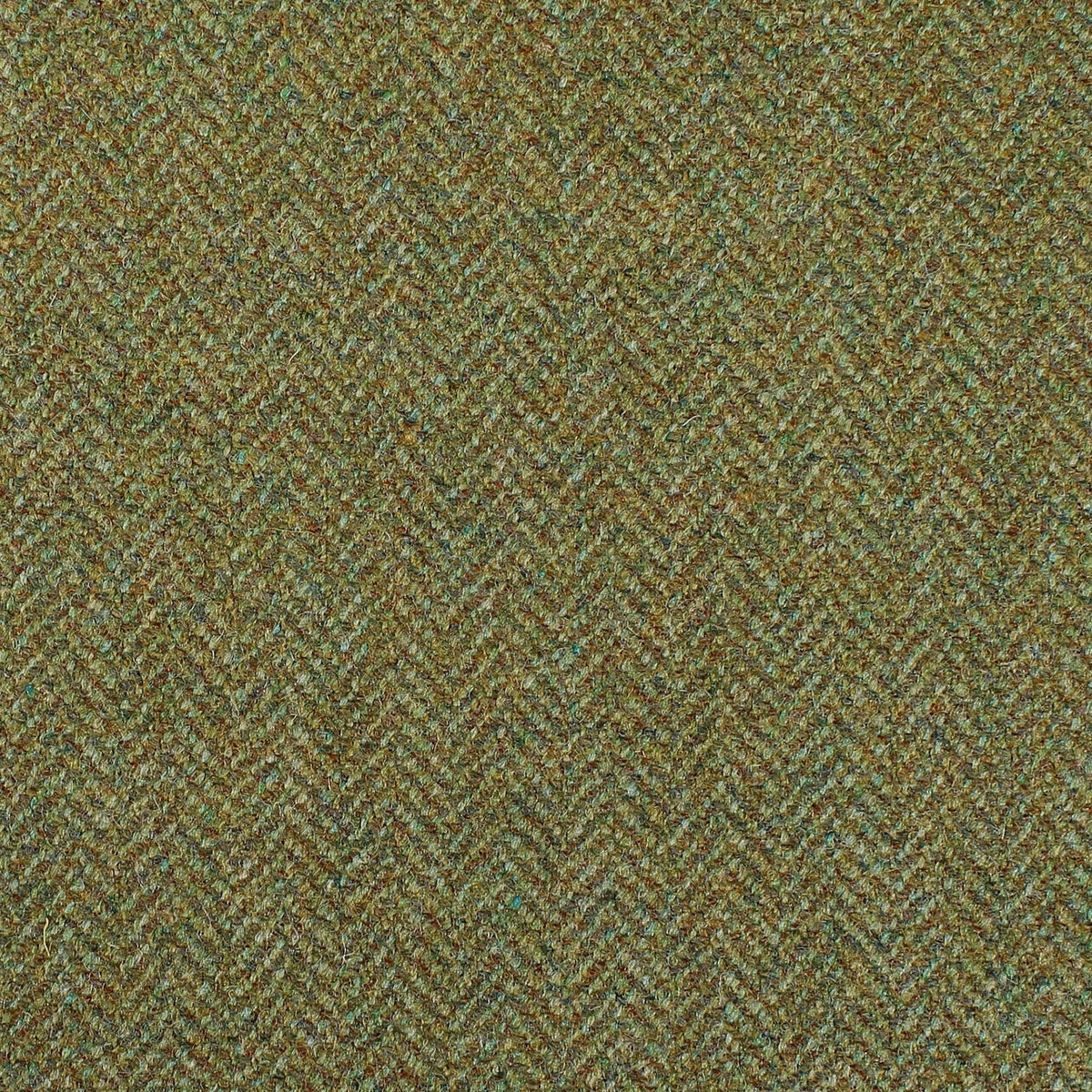Estate Tweed 078 in heavyweight olive green with a tight herringbone weave.