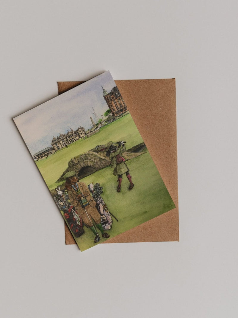 St Andrews Swilken Bridge Greeting Card