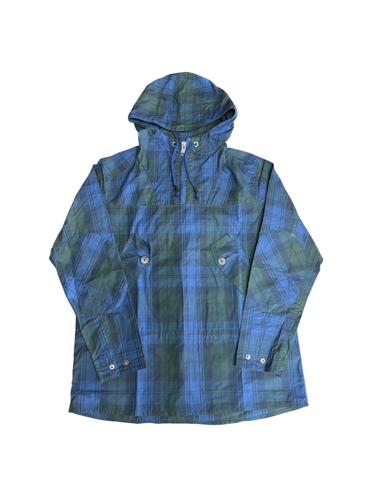 Blackwatch Campbell’s of Beauly Stalker Smock with a front quarter-zip, two buttoned chest pockets, and elbow patches.