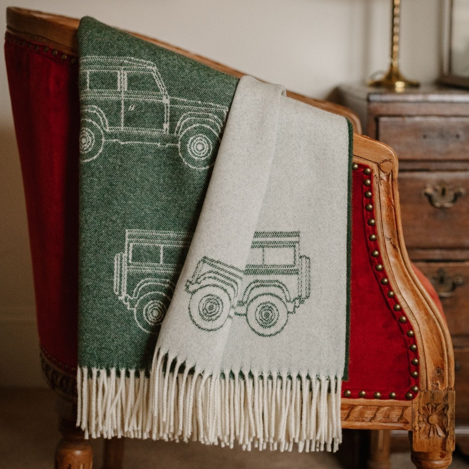 Land Rover Defender Jacquard Throw | Campbell's of Beauly