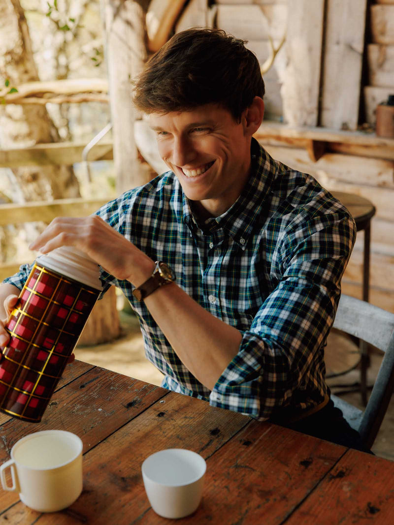 Cotton Tartan Button Down Shirt