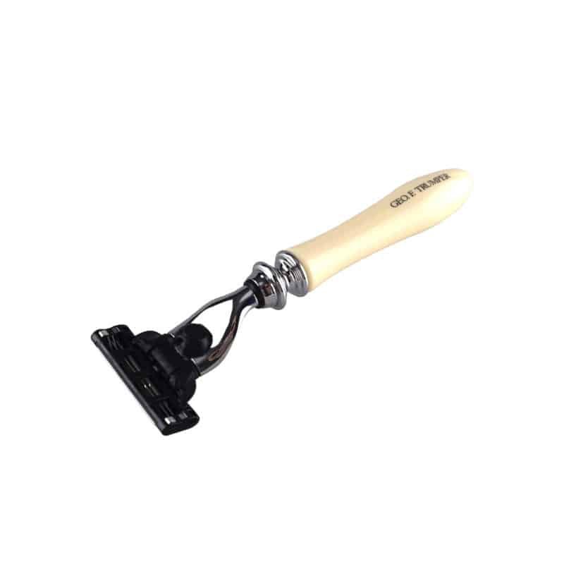 Simulated Ivory Mach 3 Razor Handle | Campbell's of Beauly