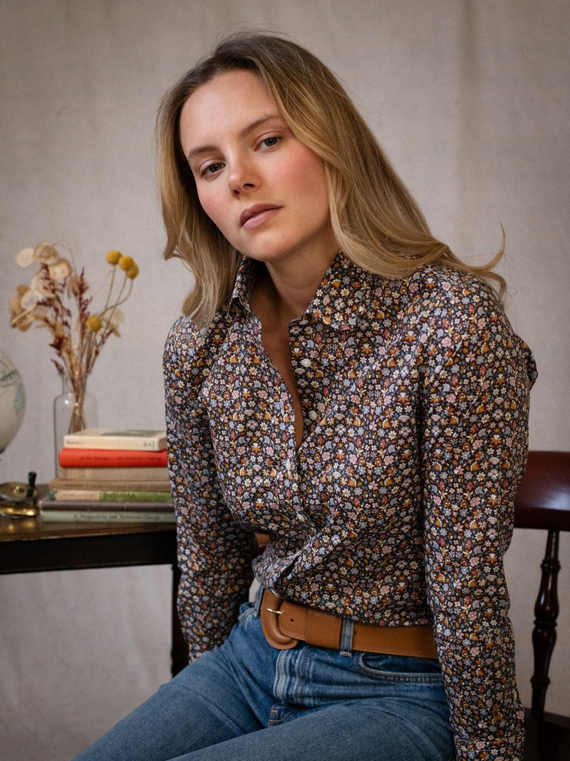 Liberty Print Cotton Shirt