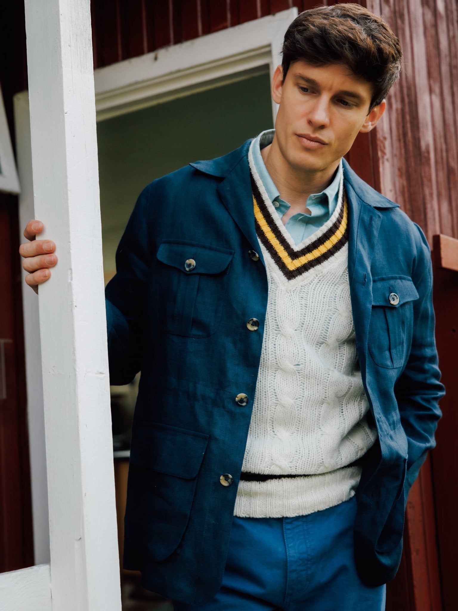 Linen Safari Jacket | Campbell's of Beauly Linen Safari Jacket | Campbell's of Beauly