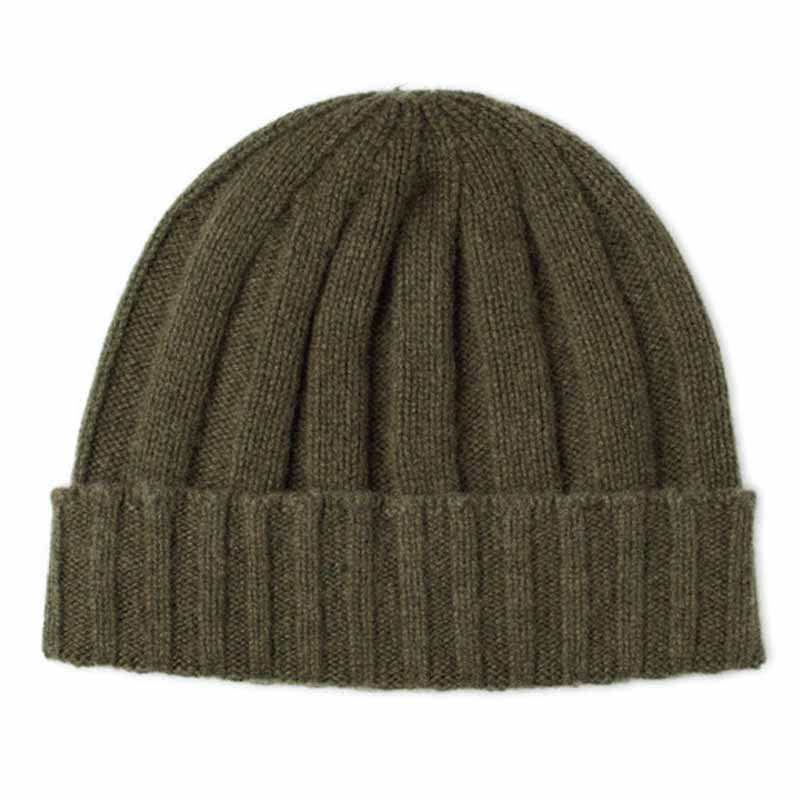 Cashmere & Merino Rib Beanie