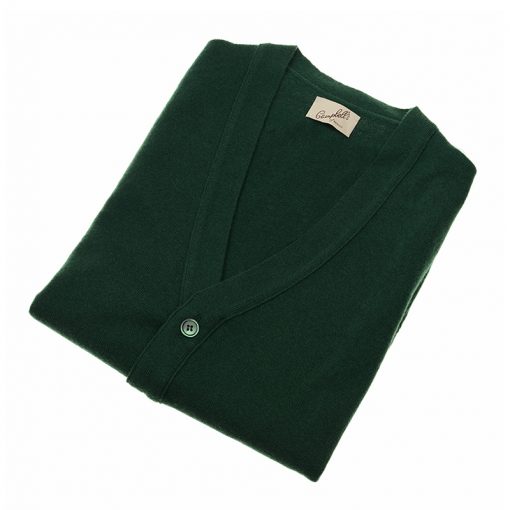 green sleeveless cardigan