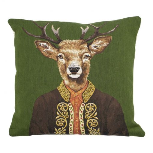 alpine deer cushion