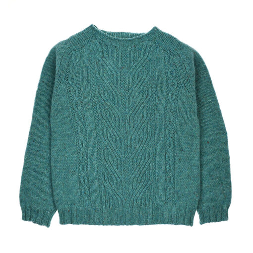 Donegal Cable Crew Neck Jumper - Campbell's of Beauly